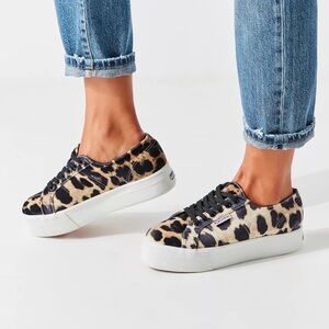 Superga 2790 Velvet Platform Sneaker - Size US 8 / EU 39